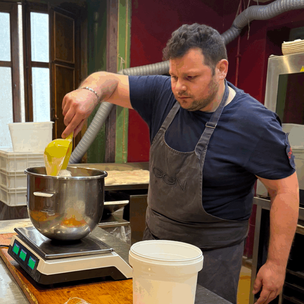 Francesco Mango al laboratorio del gagini restaurant palermo